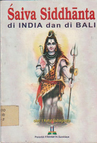 Image of SAIVA SIDDHANTA DI INDIA DAN BALI