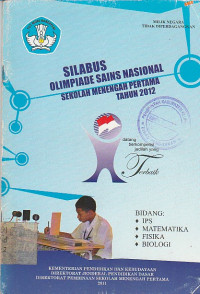 Image of Silabus Olimpiade Sains Nasional Sekolah Menengah Pertama Tahun 2012